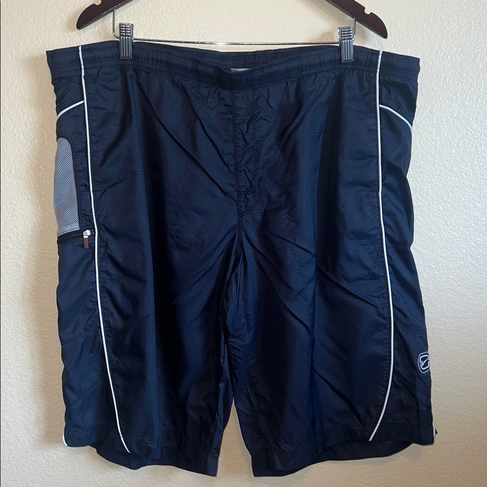 Nike Men's Athletic Shorts - Black with White Accents